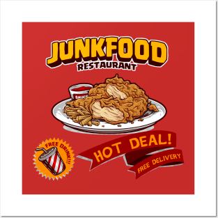 Junk food Attack Posters and Art